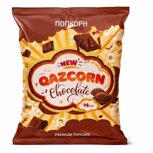 Qazcorn попкорн Chocolate, 90 гр